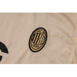 Camiseta Sin Mangas y Pantalón AC Milan Entrenamiento Cream 2024-2025