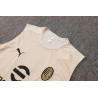 Camiseta Sin Mangas y Pantalón AC Milan Entrenamiento Cream 2024-2025
