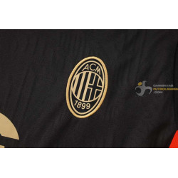 Camiseta y Pantalón AC Milan Entrenamiento Negro 2024-2025