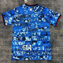 Camiseta Japón Primera Equipación Especial Edición Conmemorativa Anime Blue