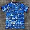 Camiseta Japón Primera Equipación Especial Edición Conmemorativa Anime Blue