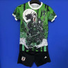 Camiseta y Pantalón Niños Japón Samurai Verde
