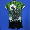 Camiseta y Pantalón Niños Japón Samurai Verde