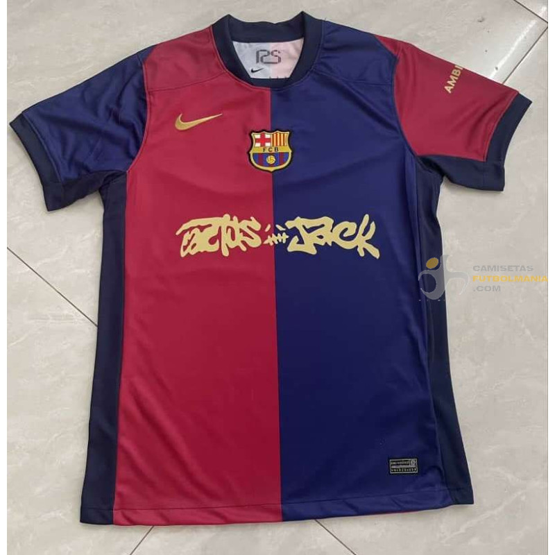 Camiseta Fútbol Barcelona Edición Especial Travis Scott Primera Equipación 2024-2025