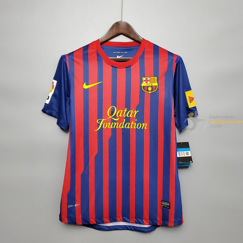 Camiseta Fútbol Barcelona Primera Equipación Retro Clásica 2011-2012