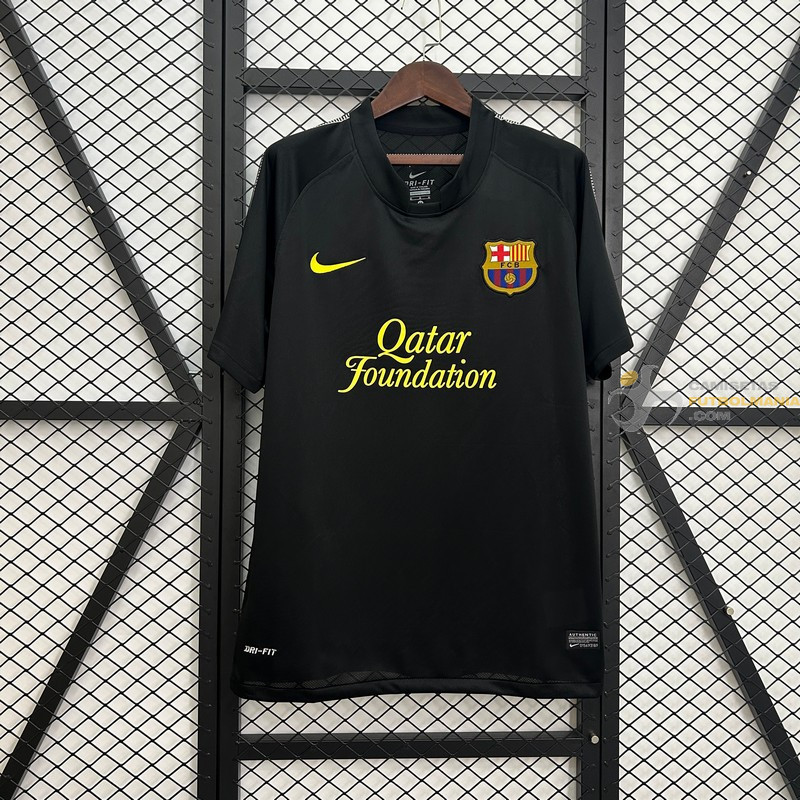 Camiseta Fútbol Barcelona Segunda Equipación Retro Clásica 2011-2012