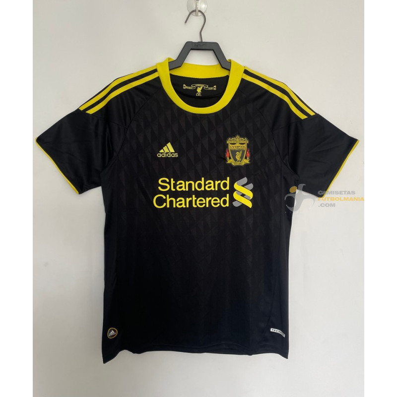 Camiseta Fútbol Liverpool Segunda Equipación Retro Clásica 2010-2011