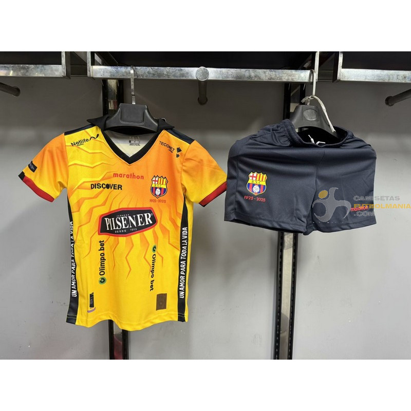 Camiseta y Pantalón Niños Barcelona Sporting Club Edición Centenario 1925-2025