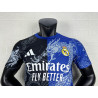 Camiseta Fútbol Real Madrid Edición Especial Dragón Negro Azul Versión Jugador 2025-2026