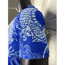 Camiseta Fútbol Real Madrid Edición Especial Dragón Negro Azul Versión Jugador 2025-2026