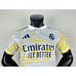 Camiseta Fútbol Real Madrid Edición Especial Dragón Blanco Versión Jugador 2025-2026