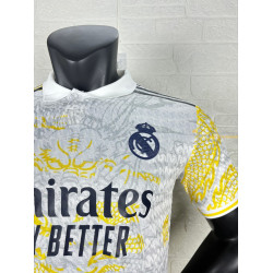 Camiseta Fútbol Real Madrid Edición Especial Dragón Blanco Versión Jugador 2025-2026