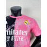 Camiseta Fútbol Real Madrid Edición Especial Dragón Negro Rosa Versión Jugador 2025-2026