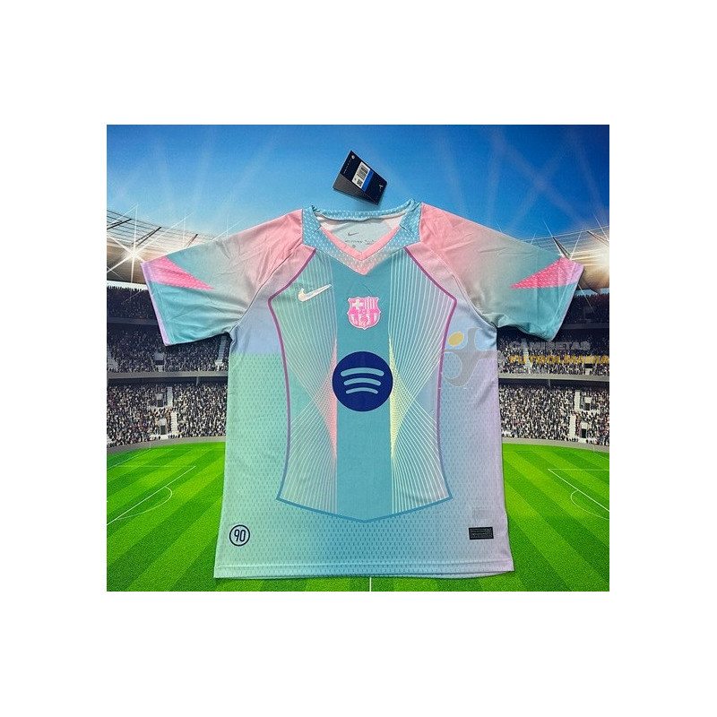 Camiseta Fútbol Barcelona Edición Especial Azul Rosa 2025-2026