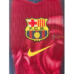 Camiseta Fútbol Barcelona Travis Scott Primera Equipación Skeleton Retro Versión Jugador 2000-2001