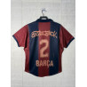 Camiseta Fútbol Barcelona Travis Scott Primera Equipación Skeleton Retro 2000-2001