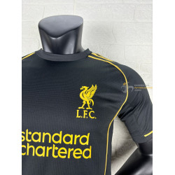 Camiseta Fútbol Liverpool Edición Especial Versión Jugador Negra 2025-2026