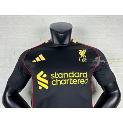 Camiseta Fútbol Liverpool Edición Especial Versión Jugador Negra Z 2025-2026