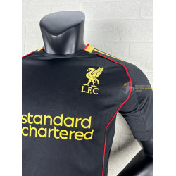 Camiseta Fútbol Liverpool Edición Especial Versión Jugador Negra Z 2025-2026