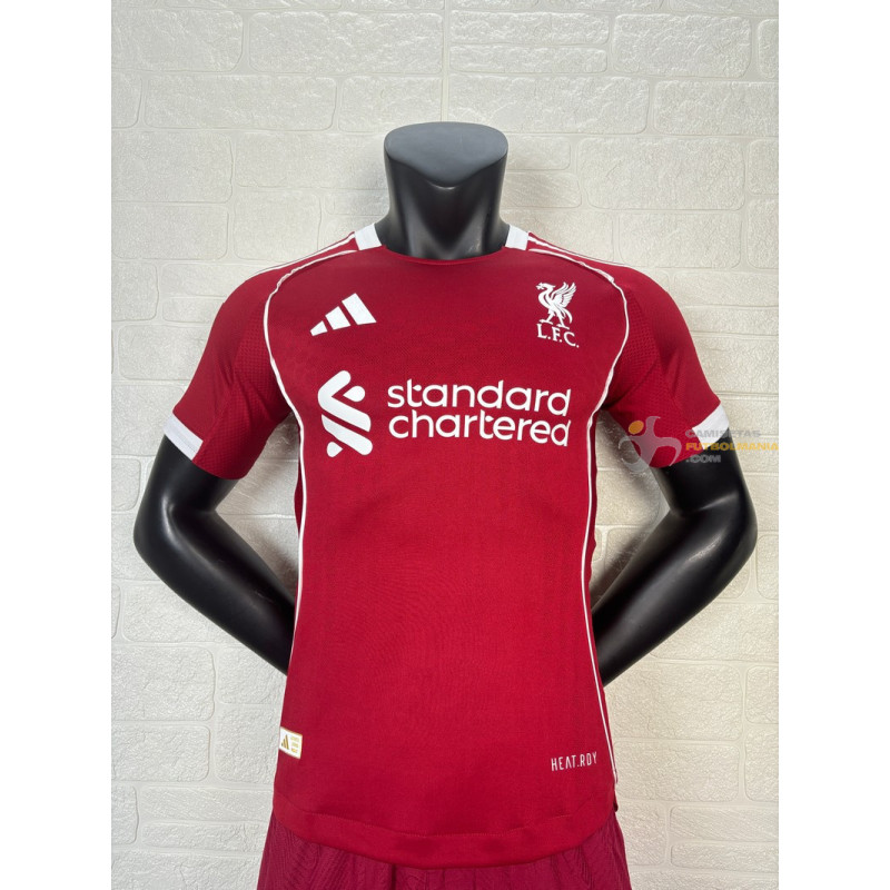 Camiseta Fútbol Liverpool Primera Equipación Versión Jugador 2025-2026