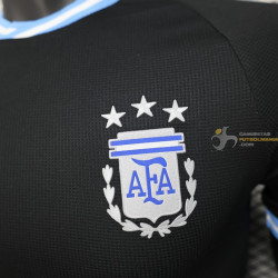 Camiseta Fútbol Argentina Edición Negra Versión Jugador 2024-2025