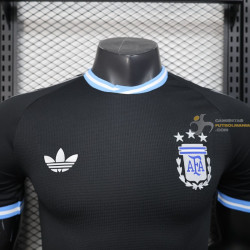 Camiseta Fútbol Argentina Edición Negra Versión Jugador 2024-2025