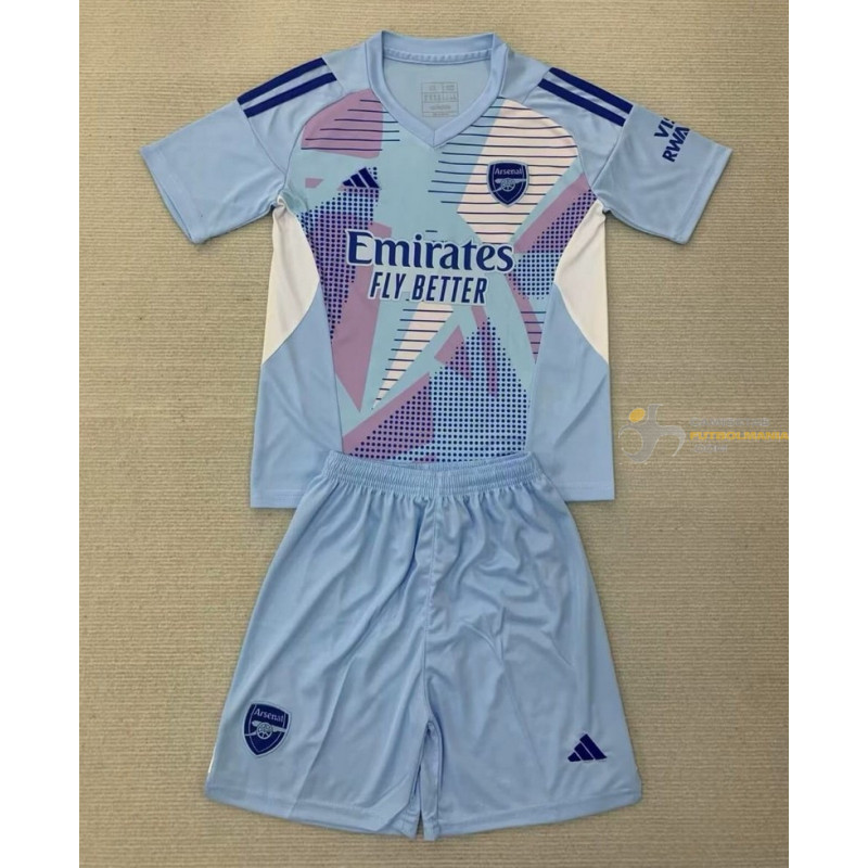 Camiseta Futbol Arsenal Portero Azul 2024-2025