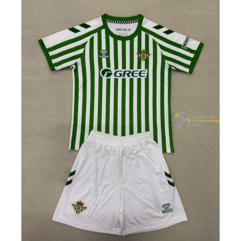 Camiseta y Pantalón Fútbol Niños Betis Edición Especial Final Conference League 2025