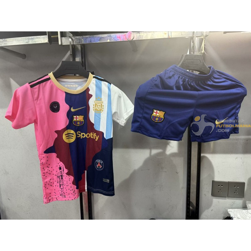 Camiseta y Pantalón Niños Leo Messi All Teams Concept Personalizable 2025