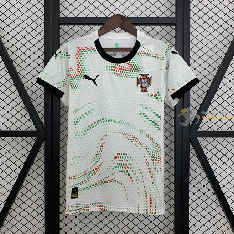 Camiseta Mujer Portugal Segunda Equipación 2025-2026