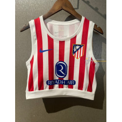 Camiseta Top Sin Mangas Fútbol Mujer Atlético de Madrid Primera Equipación 2025-2026