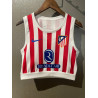 Camiseta Top Sin Mangas Fútbol Mujer Atlético de Madrid Primera Equipación 2025-2026