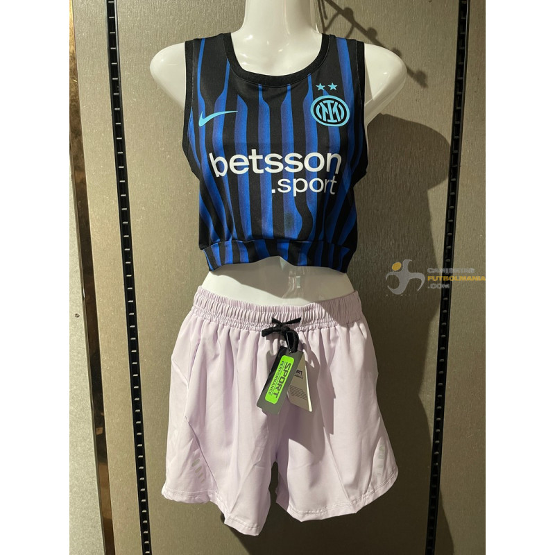 Camiseta Top Sin Mangas Fútbol Mujer Inter Milan Primera Equipación 2025-2026