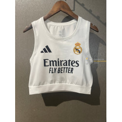 Camiseta Top Sin Mangas Fútbol Mujer Real Madrid Primera Equipación 2025-2026
