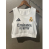 Camiseta Top Sin Mangas Fútbol Mujer Real Madrid Primera Equipación 2025-2026