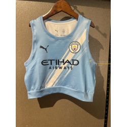 Camiseta Top Sin Mangas Fútbol Mujer Manchester City Primera Equipación 2025-2026