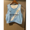 Camiseta Top Sin Mangas Fútbol Mujer Manchester City Primera Equipación 2025-2026