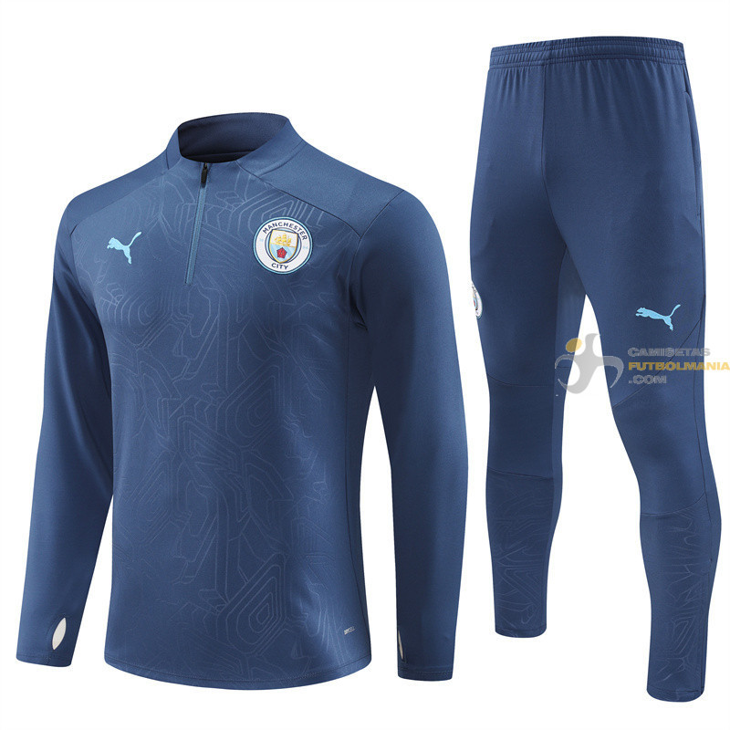 Chándal Manchester City Azul Oscuro 2024-2025
