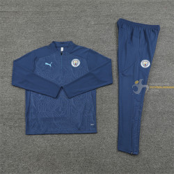 Chándal Niños Manchester City Azul Oscuro 2024-2025