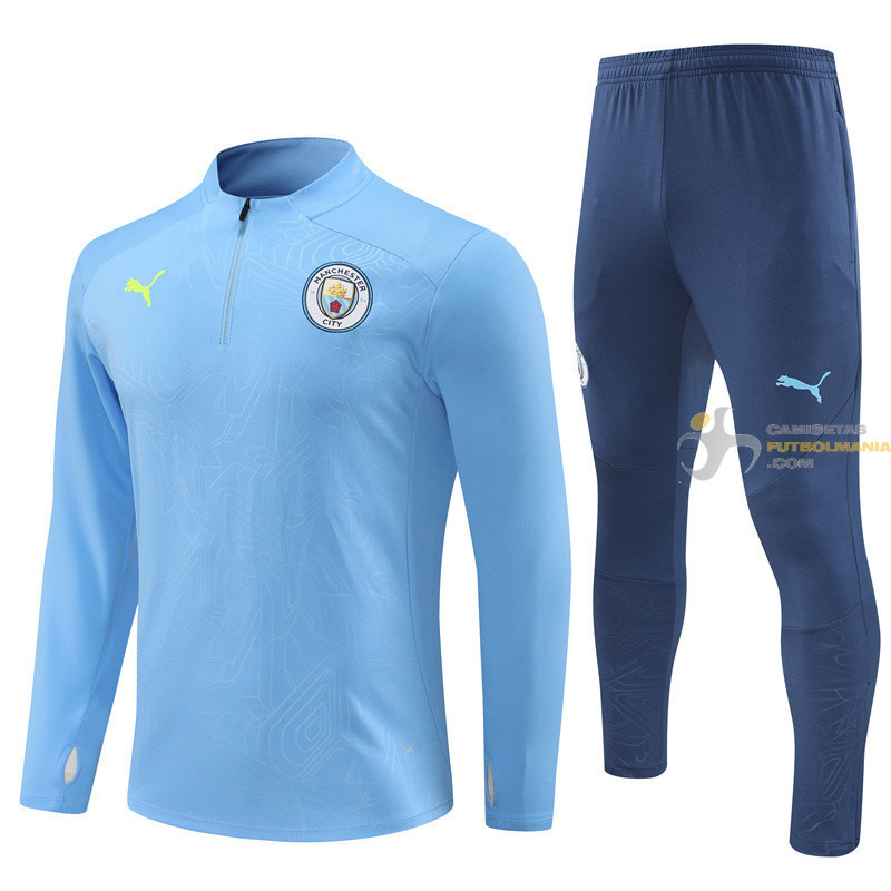 Chándal Niños Manchester City Azul Claro Z 2024-2025