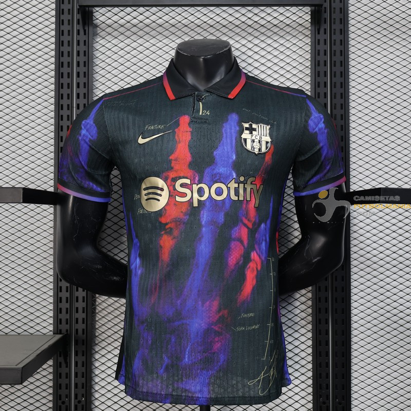 Camiseta Fútbol Barcelona Edición Especial Fracture Versión Jugador 2025-2026