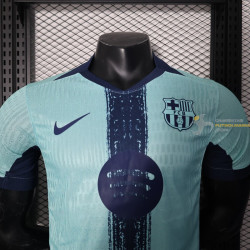Camiseta Fútbol Barcelona Edición Especial Azul Claro Versión Jugador 2025-2026