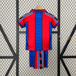 Camiseta y Pantalón Niños Barcelona Primera Equipación Retro Clásica 1995-1997