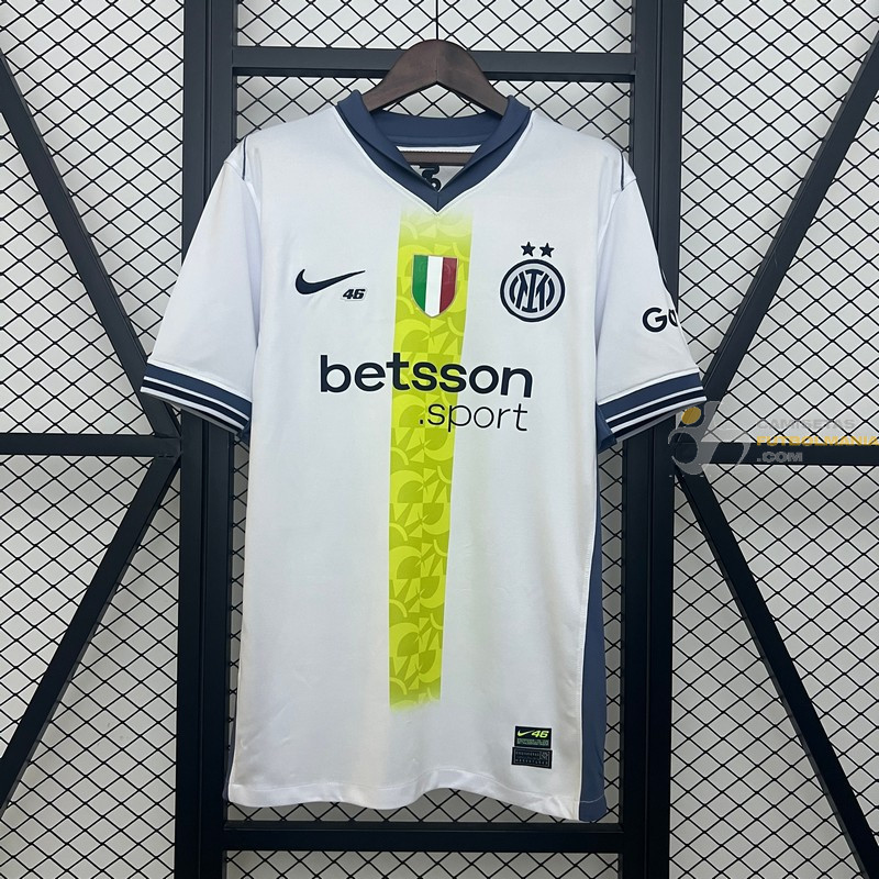 Camiseta Fútbol Inter de Milán Segunda Equipación Versión Especial Valentino Rossi 46 2024-2025