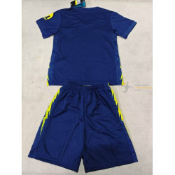 Camiseta y Pantalón Fútbol Niños Atlético de Madrid Segunda Equipación 2025-2026