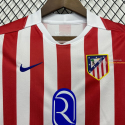 Camiseta y Pantalón Fútbol Niños Atlético de Madrid Primera Equipación 2025-2026