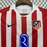 Camiseta y Pantalón Fútbol Niños Atlético de Madrid Primera Equipación 2025-2026