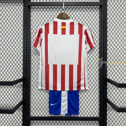 Camiseta y Pantalón Fútbol Niños Atlético de Madrid Primera Equipación 2025-2026