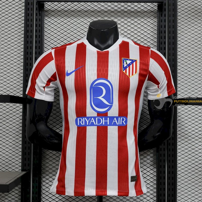 Camiseta Fútbol Atlético de Madrid Primera Equipación Versión Jugador 2025-2026