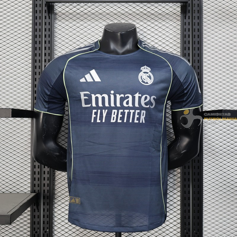 Camiseta Fútbol Real Madrid Segunda Equipación Versión Jugador 2025-2026